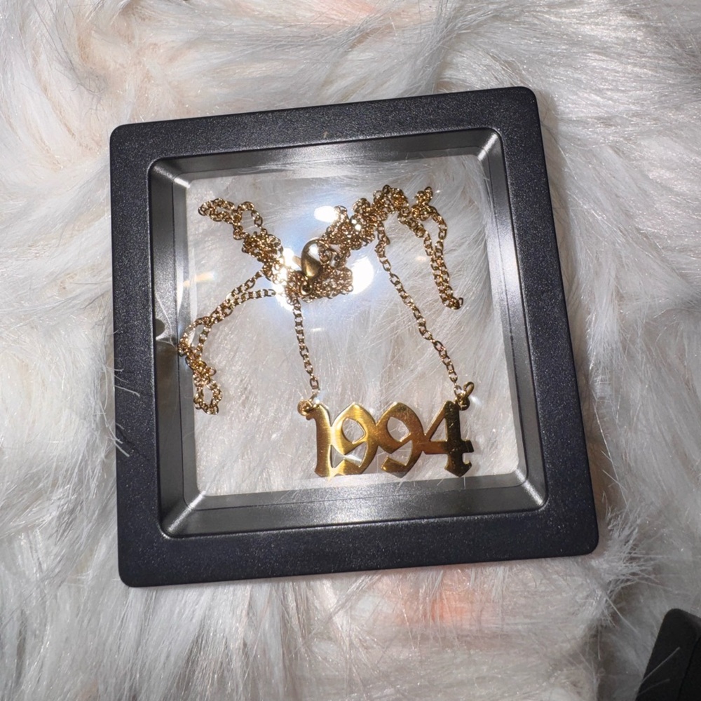 Pastels Gold Year Pendant Necklace 1994